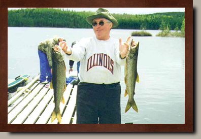 Fishing catch at Medicine Stone Resort
