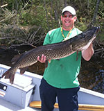 48 inch pike at Medicine Stone Resort & Outpost