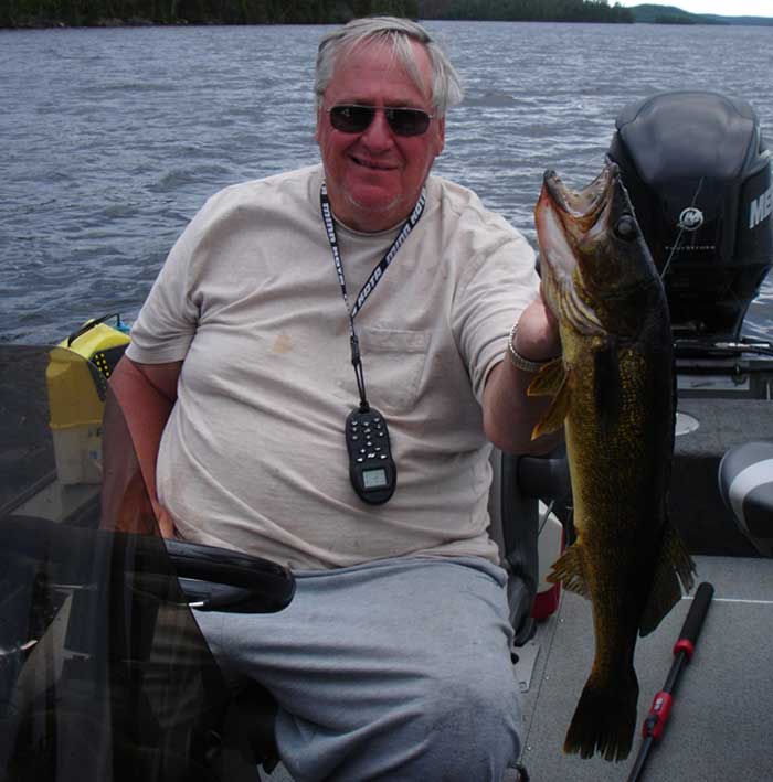 Northern Walleye caught at Medicine Stone, Red Lake Ontario